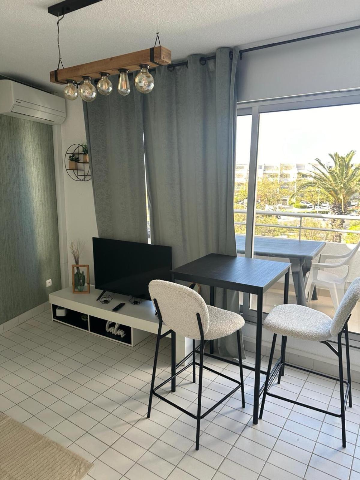 Studio Premiere Ligne Mer Parking La Grande Motte Dış mekan fotoğraf